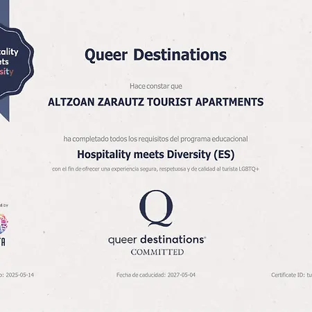 Altzoan Apartamento Boutique Licencia Tss00146 Zarautz Exterior photo